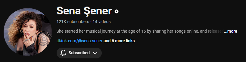 Sena Şener — Watch on YouTube